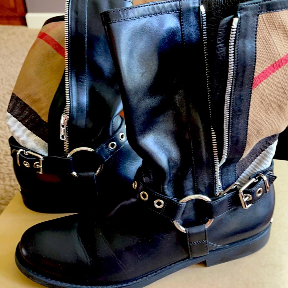Burberry Combat Boots